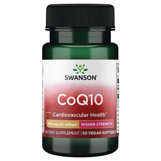 Коензим Swanson CoQ-10 100 мг 50 капс.