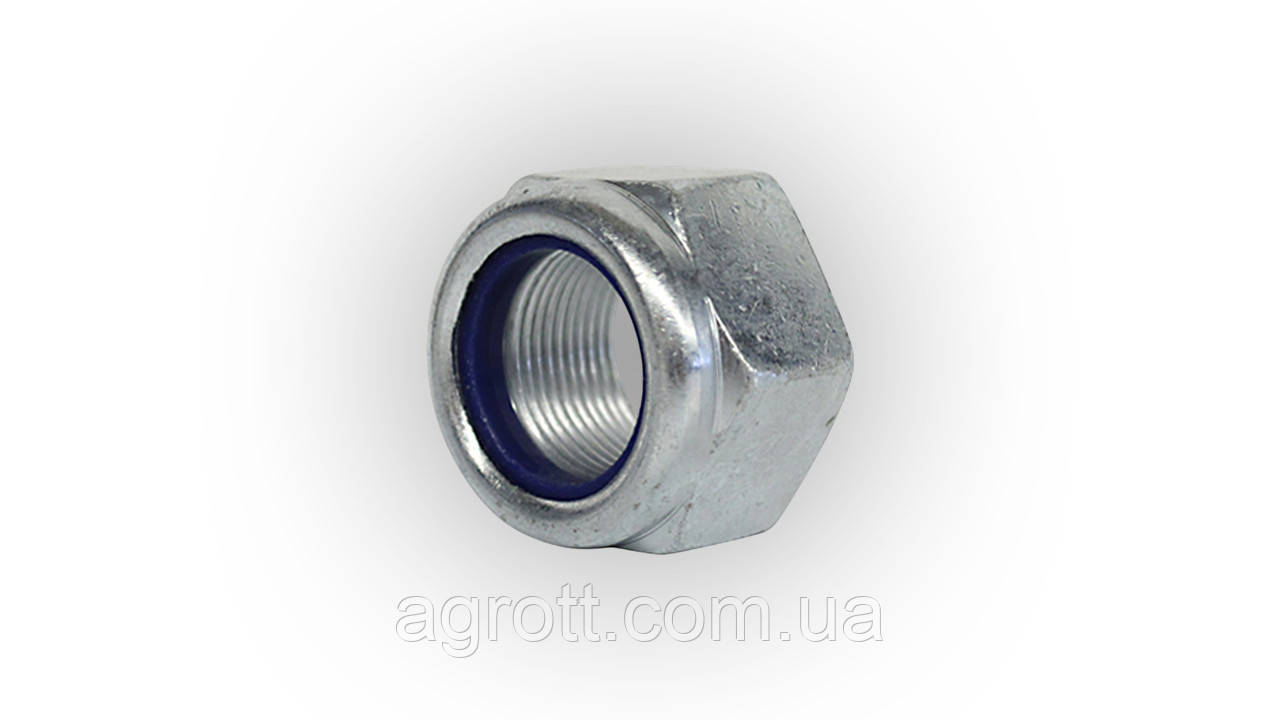 Гайка М22х1,5 (з тефлон,вставкою) підвищеної міцності 10.9