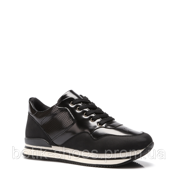 Женские стильные удобные польские черные кроссовки на платформе 39 Vices - фото 1 - id-p264462932