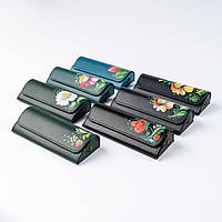 Футляр для окулярів з рукописним малюнком "Петриківський Розпис". Acropolis Ф-60/80п