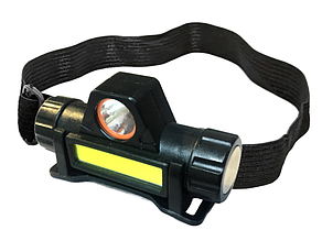 Ліхтар налобний акумуляторний HIGH POWER Headlamp (FA-101) USB, Cree XP-E 1W+COB / 200 Лм