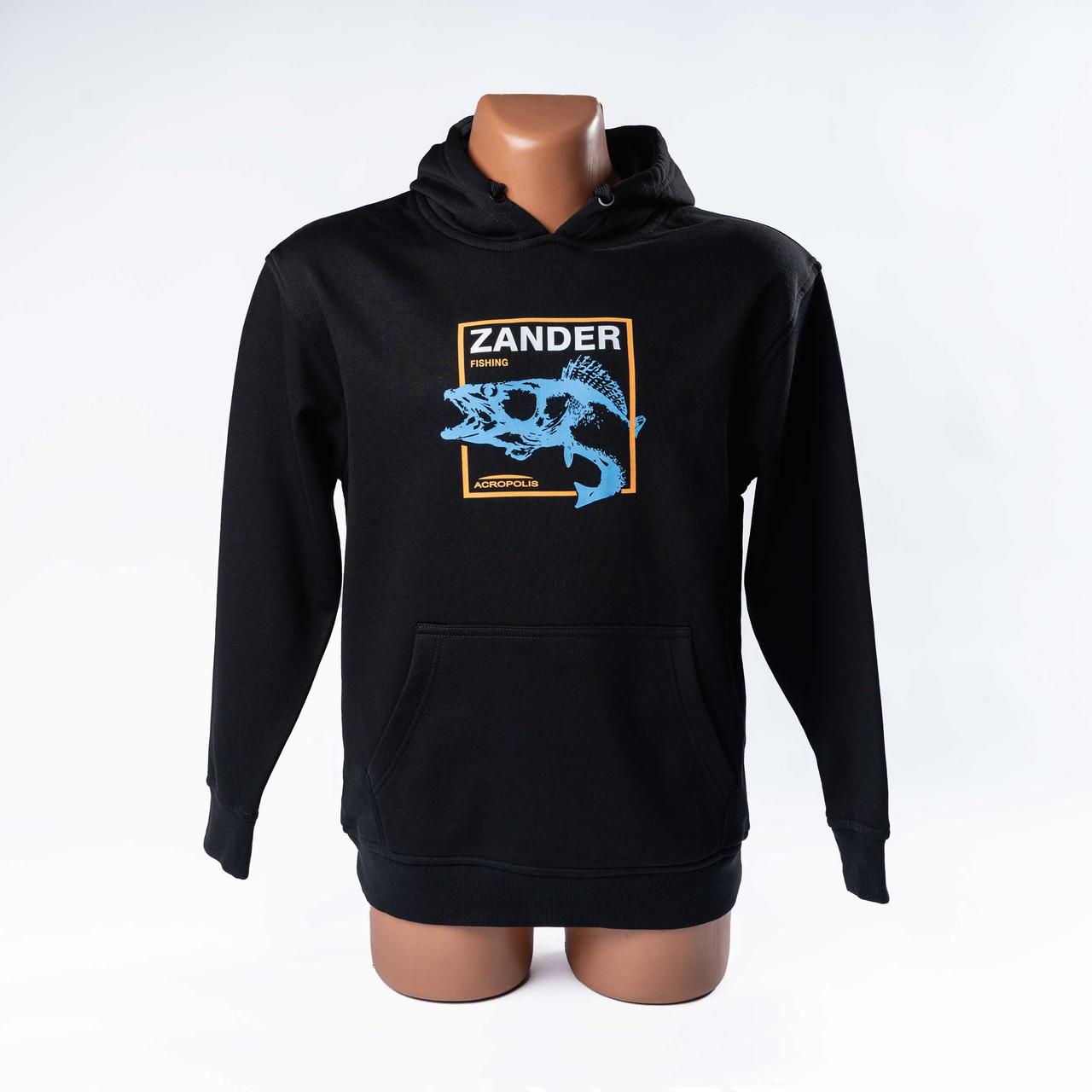 Acropolis Худі для рибалок "Судак" - Spinning Fishing чорний ОХР-3, фото 1