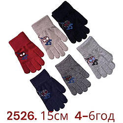 Дитяча одинарна рукавичка "Фабричний Китай" Розмір: 4-6 років (24634)
