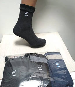 Шкарпетки чоловічі класичні махра "December" (12 пар!) (Зимові)  27-29 (42-42)