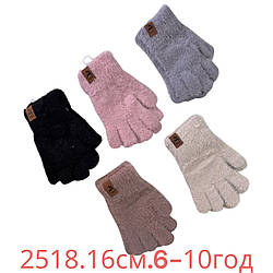 Дитяча рукавичка "Альпака" для дівчаток "Фабричний Китай" Розмір: 6-10 років (24639)