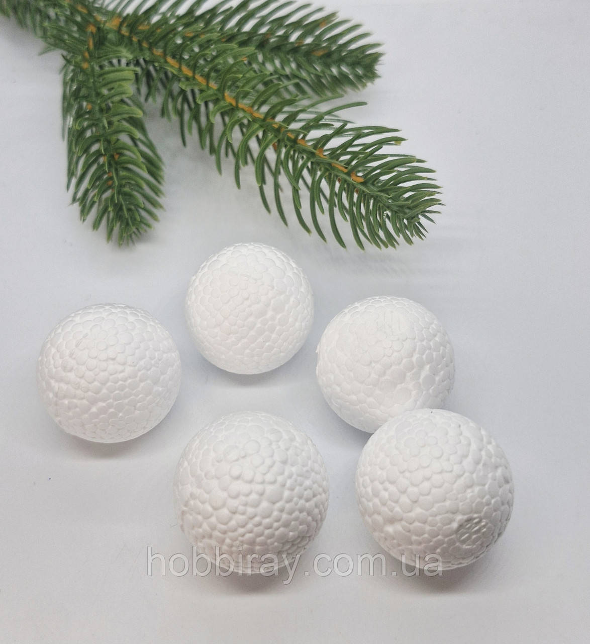 Пінопластова фігура Куля. Діаметр 3см. 1шт., фото 1