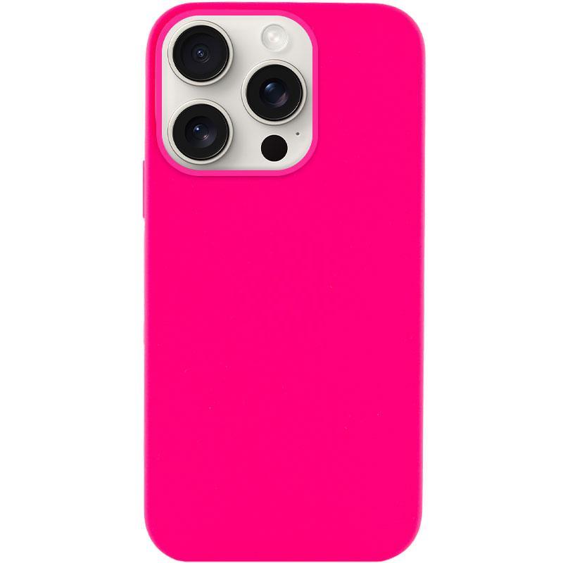 Чохол Silicone Case Full Protective (AA) NO LOGO для Apple iPhone 14 Pro (6.1") Рожевий / Barbie pink, фото 1