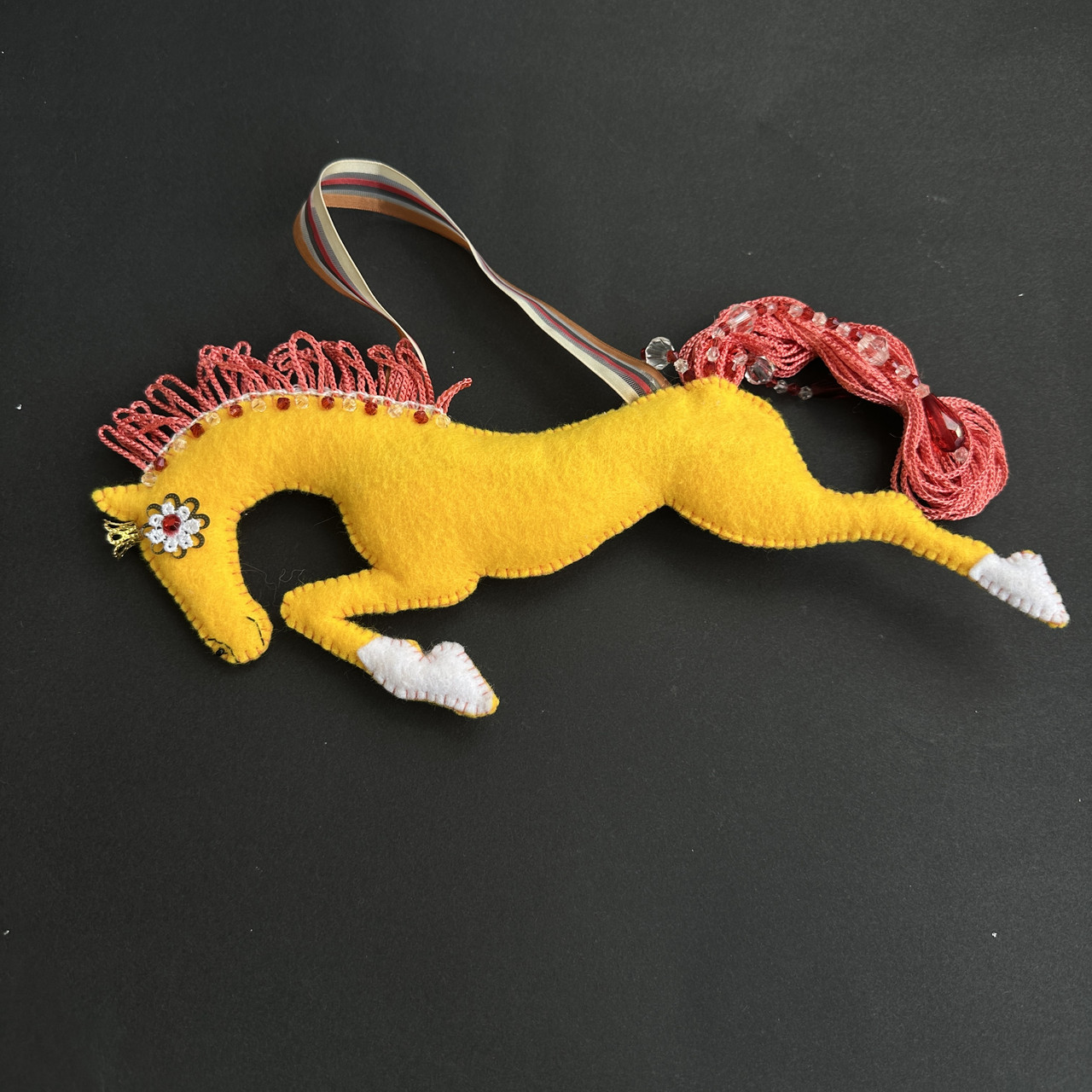 Новорічна іграшка символ року жовта, 25 см, фото 1