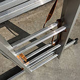 Професійна драбина трисекційна 10 метрів стремянка 3 секційна 3х14 щаблів, фото 3