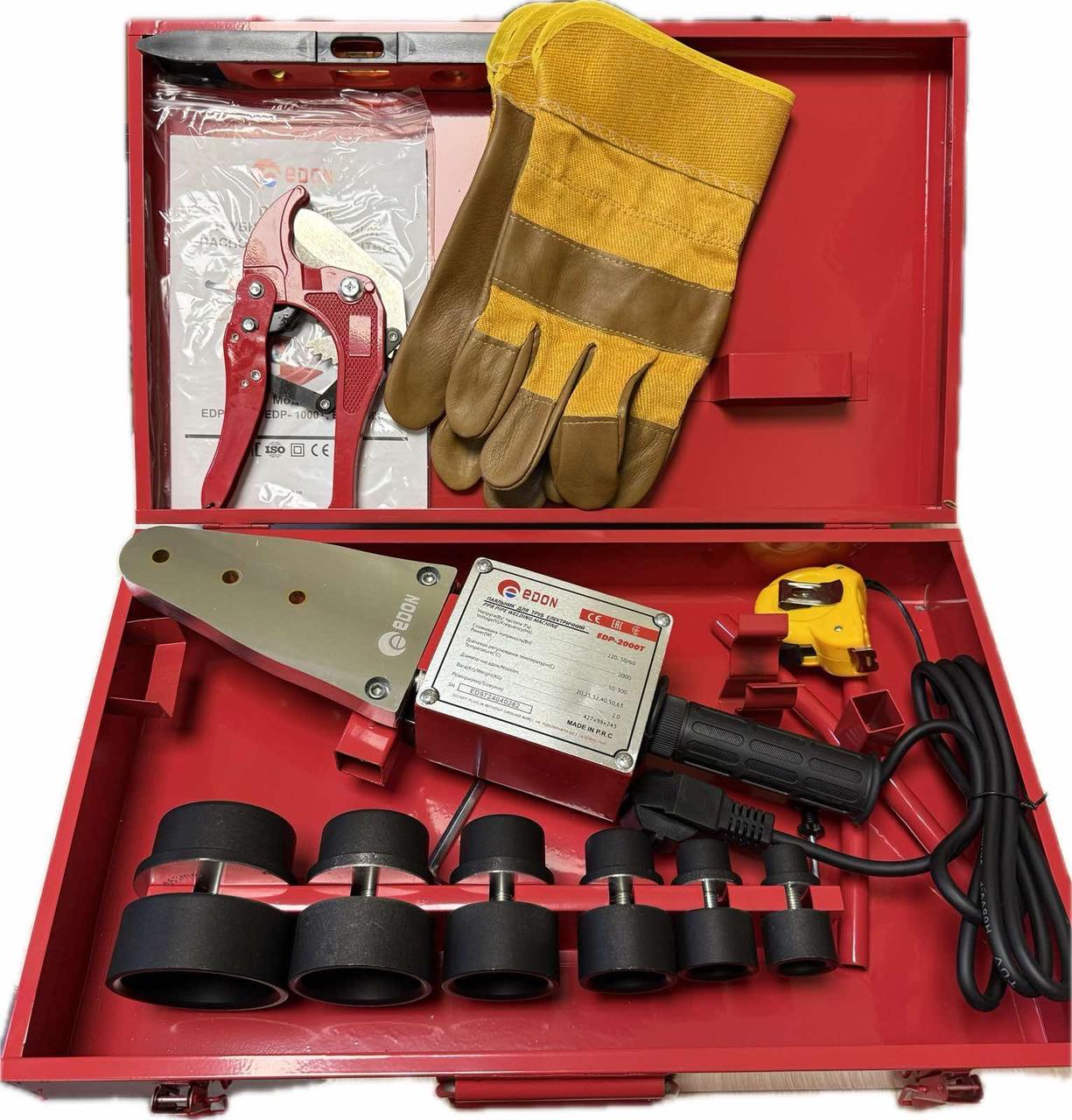 Паяльник для пластикових труб Edon EDP-2000T