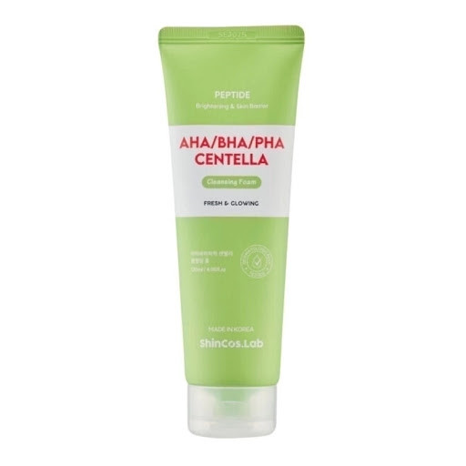 ShinCos.Lab AHA/BHA/PHA Centella пінка для проблемної шкіри 120 мл