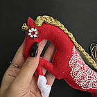 Новорічна іграшка символ року червона, 25 см, фото 3