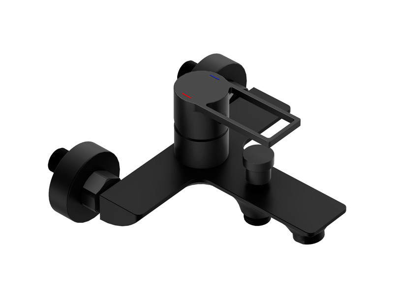 Змішувач для ванни, латунь ,чорний матовий AIM,DG06530 black matte