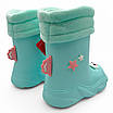 Дитячі гумові чоботи для дівчинки Apawwa 25-30р, фото 3