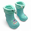 Дитячі гумові чоботи для дівчинки Apawwa 25-30р, фото 2