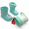 Дитячі гумові чоботи для дівчинки Apawwa 25-30р, фото 4