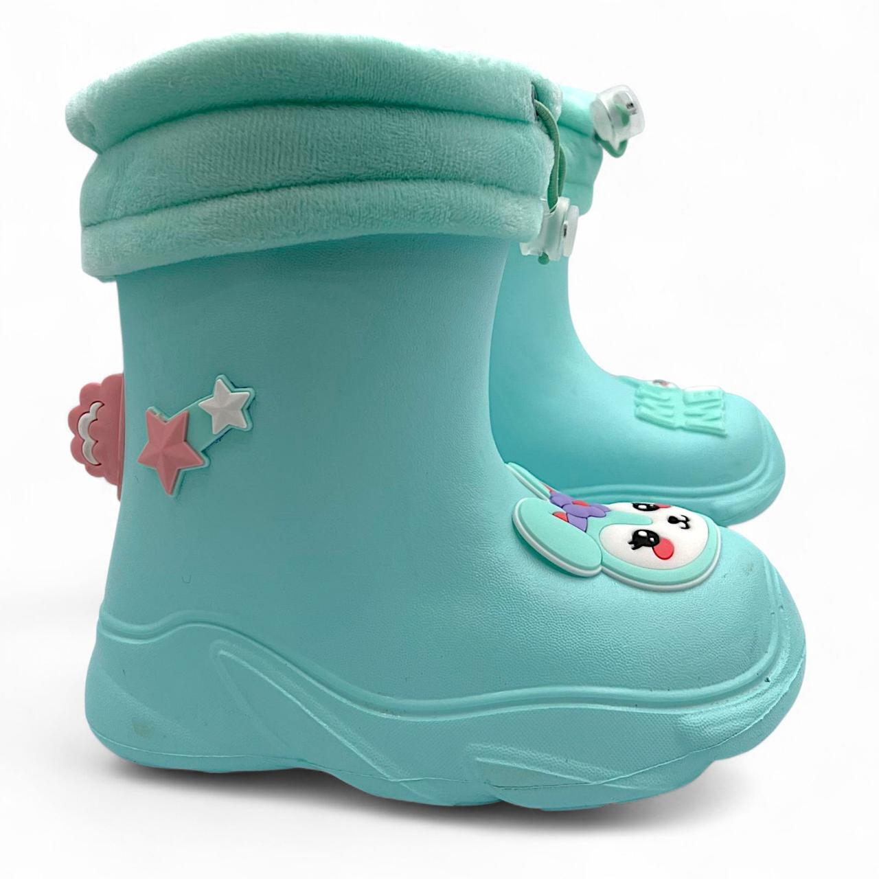 Дитячі гумові чоботи для дівчинки Apawwa 25-30р, фото 1