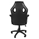 Комп'ютерне крісло для геймера YS-6056 з сітчастою спинкою крісло для роботи за ноутбуком чорне, фото 5