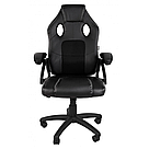 Комп'ютерне крісло для геймера YS-6056 з сітчастою спинкою крісло для роботи за ноутбуком чорне, фото 4