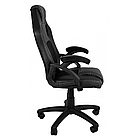 Комп'ютерне крісло для геймера YS-6056 з сітчастою спинкою крісло для роботи за ноутбуком чорне, фото 6