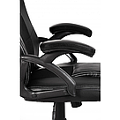 Комп'ютерне крісло для геймера YS-6056 з сітчастою спинкою крісло для роботи за ноутбуком чорне, фото 8