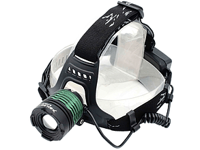 Ліхтар налобний акумуляторний BAILONG Police Zoom (WD-101) 12/220 2x18650, Cree T6 7W / 800 Лм