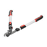 Секатор ножичний до гілок Ø≤ 40 мм з алюмінієвими телескопічними ручками l= 66-91 см Yato YT-88291, фото 4