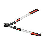 Секатор ножичний до гілок Ø≤ 40 мм з алюмінієвими телескопічними ручками l= 66-91 см Yato YT-88291, фото 6