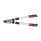 Секатор ножичний до гілок Ø≤ 40 мм з алюмінієвими телескопічними ручками l= 66-91 см Yato YT-88291, фото 3