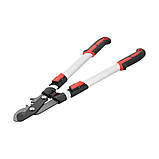 Секатор ножичний до гілок Ø≤ 40 мм з алюмінієвими телескопічними ручками l= 66-91 см Yato YT-88291, фото 7