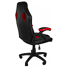 Комп'ютерне крісло для геймера Y S 60 56 із сітчастою спинкою офісне крісло з підлокітниками червоне, фото 7