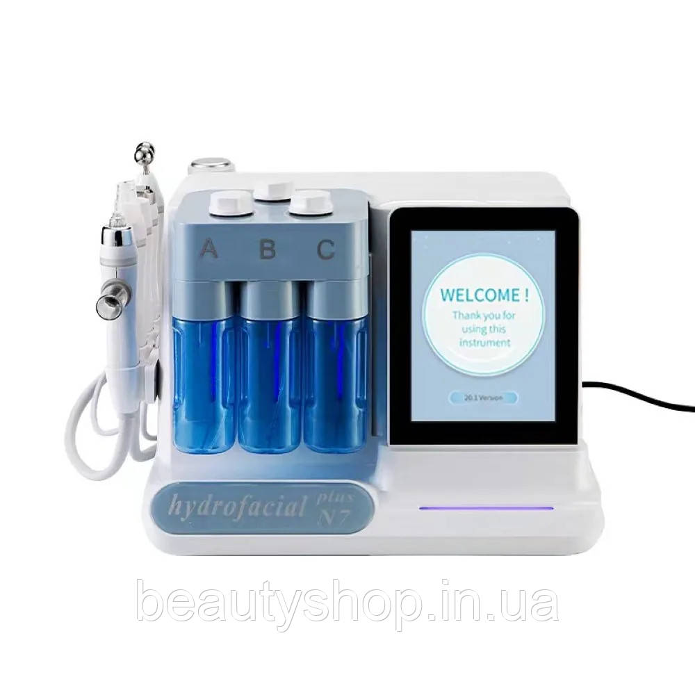 Апарат для гідродермабразії та киснево-водневого пілінгу 6 в 1 — омолодження, ліфтинг, догляд та зволоження шкіри обличчя