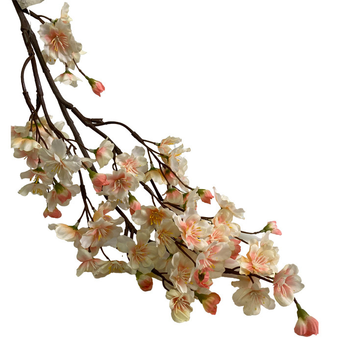 Штучна квітка 709-521 сакура 76см кремова BonaDi, фото 1