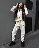 Флісовий теплий спортивний жіночий костюм "Muse", костюм на осінь -зиму, фото 3