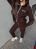 Флісовий теплий спортивний жіночий костюм "Muse", костюм на осінь -зиму, фото 10