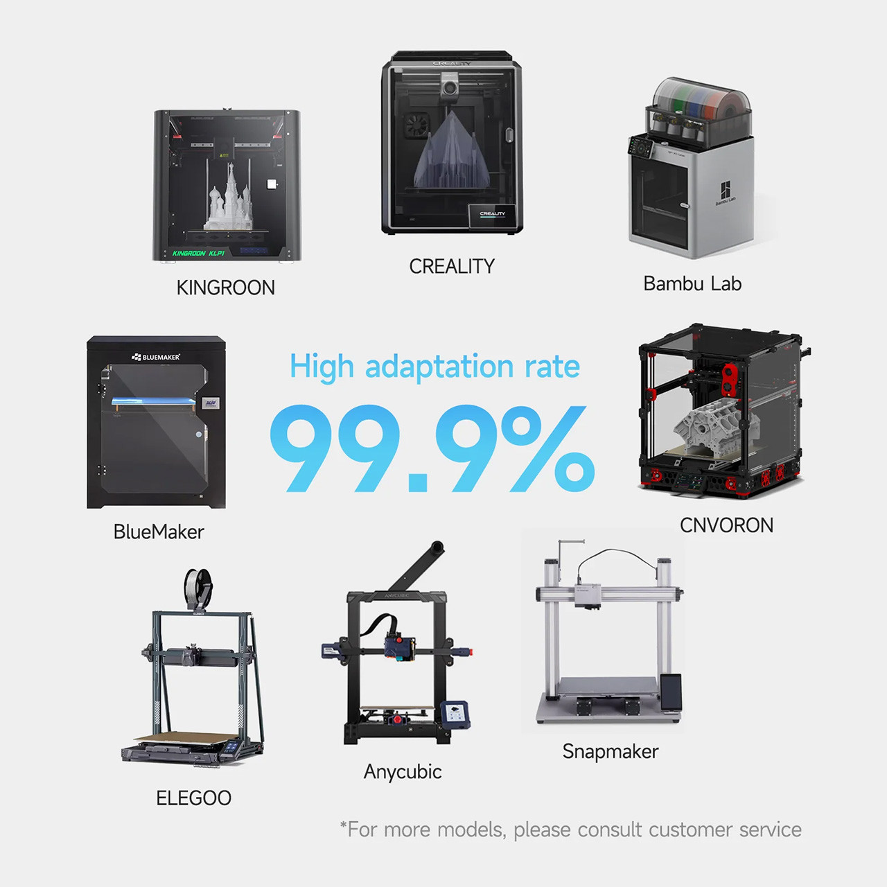 Filament for 3D-print KINGROON PETG-CF Black Classic Spool, 1.75mm 1kg