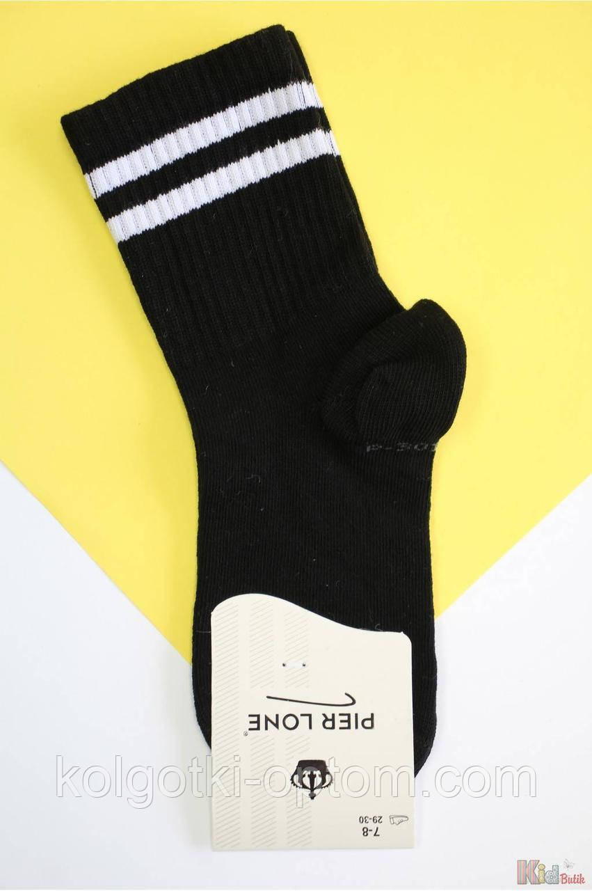 ОПТОМ Носки ароматизовані чорні зі смугами (23/10-12 років) Pier Lone 8681788634070, фото 1