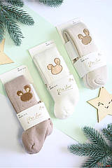 ОПТОМ Колготки махра арома "Звірятко" (52-62 / 0-3 міс.)  Pier Lone 8681788632854