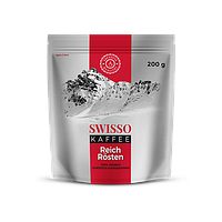 Кава розчинна сублімована Swisso Kaffe Reich Rösten 200г эконом пакет Німеччина