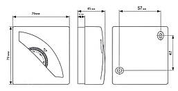 Механічний термостат IMIT (діапазон 5-30 °C), навантаження до 16 A, настінний, Італія, фото 5