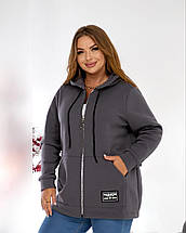 Жіночий кардиган великого розміру Розміри: 48-50, 52-54, 56-58, фото 4