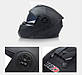 Мотошолом модуляр BLD розмір М чорний, фото 3