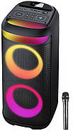 Портативна акустична система з пультом і мікрофоном Su-Kam BT 622D Bluetooth, фото 5