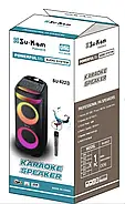 Портативна акустична система з пультом і мікрофоном Su-Kam BT 622D Bluetooth, фото 6