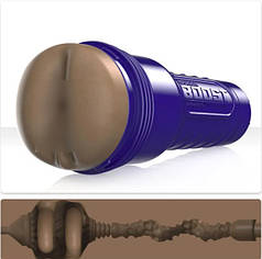 Мастурбатор-попка Fleshlight Boost Blast Female Medium Dark Flesh, плавальні кільця Turbo Tech