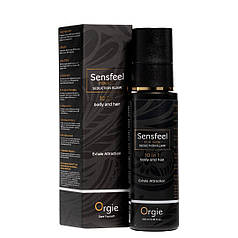 Лосьйон із феромонами для тіла та волосся Orgie — Sensfeel Seduction Elixir 10 in 1 for Man (100 мл)