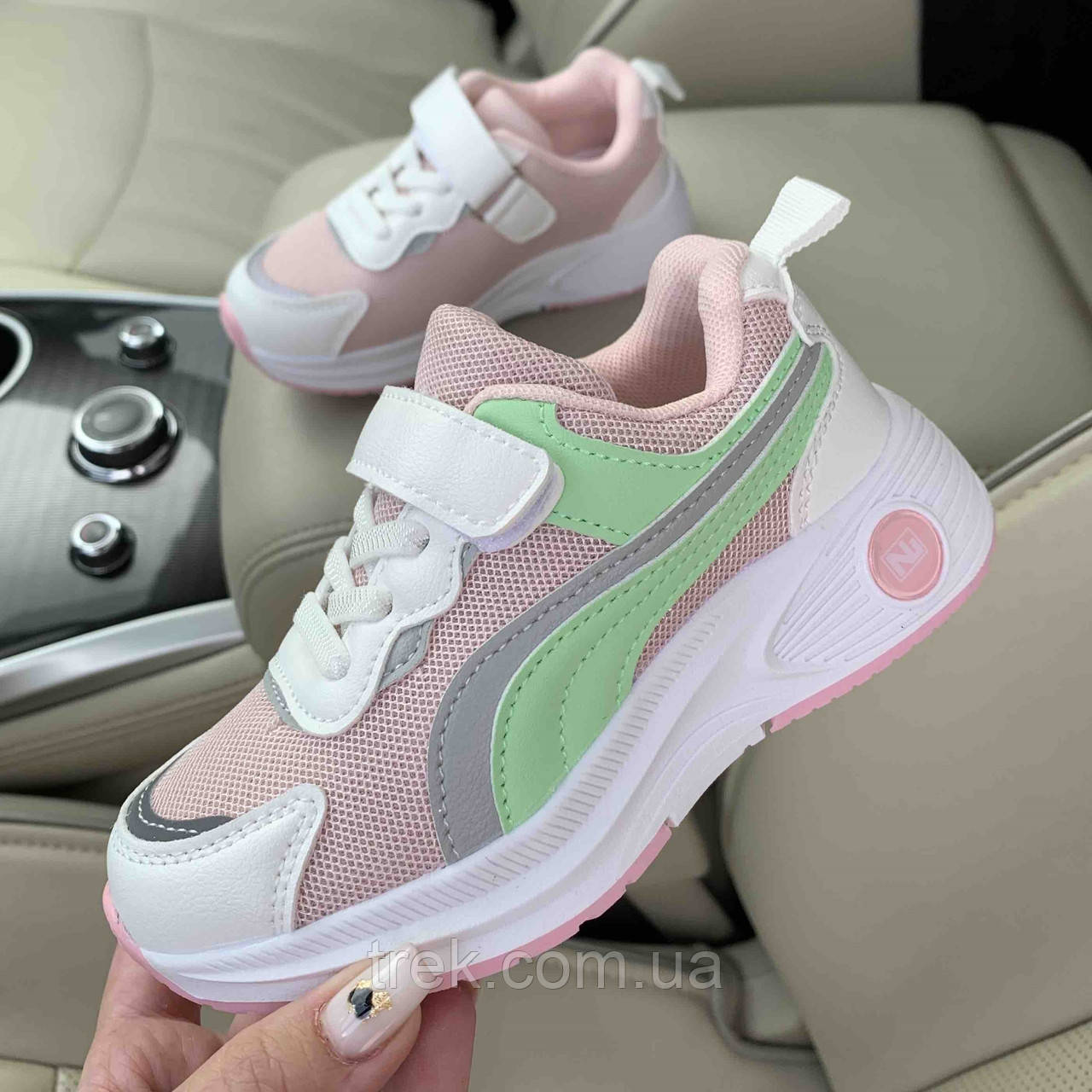 Кросівки дитячі рож-білі /30668/ 29р, фото 1