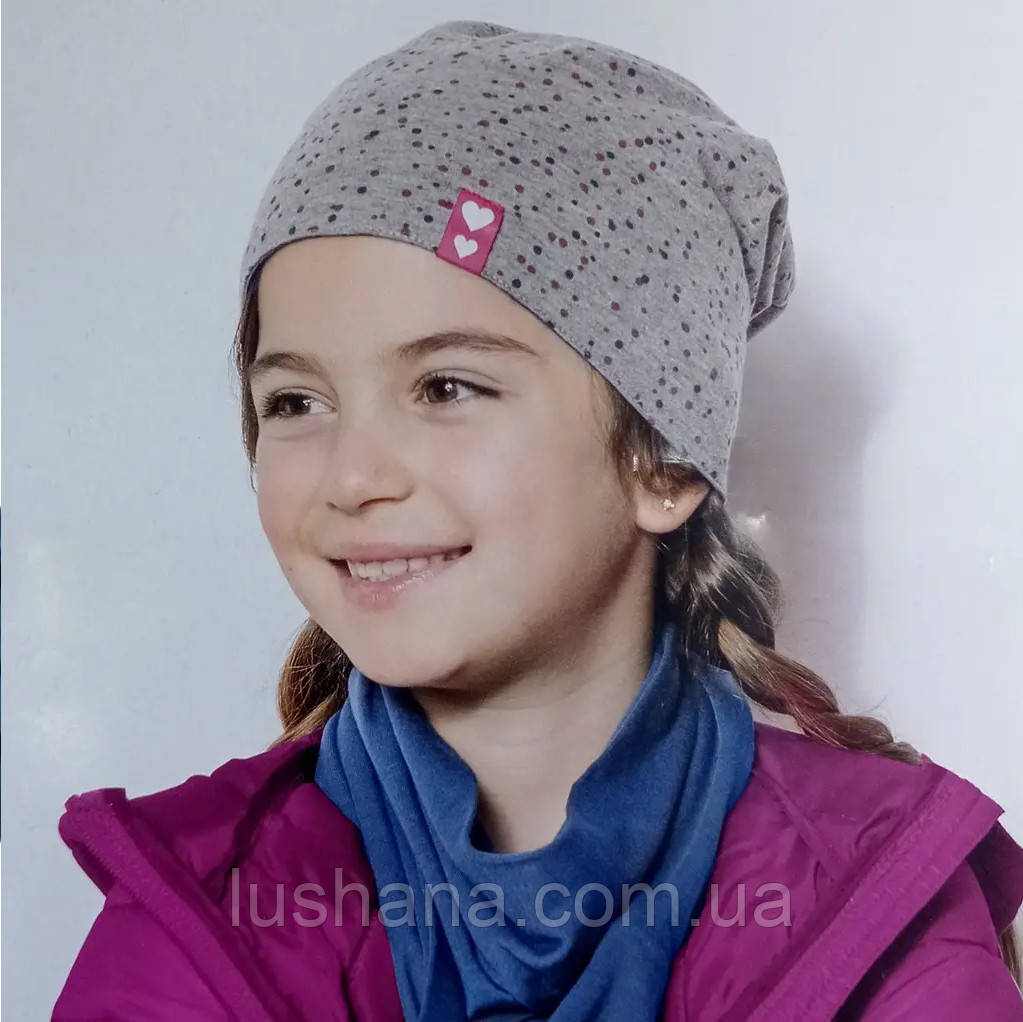 Дитячий комплект снуд + двостороння шапка Alive на дівчинку, р.92-104, фото 1