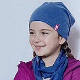 Дитячий комплект снуд + двостороння шапка Alive на дівчинку, р.92-104, фото 3