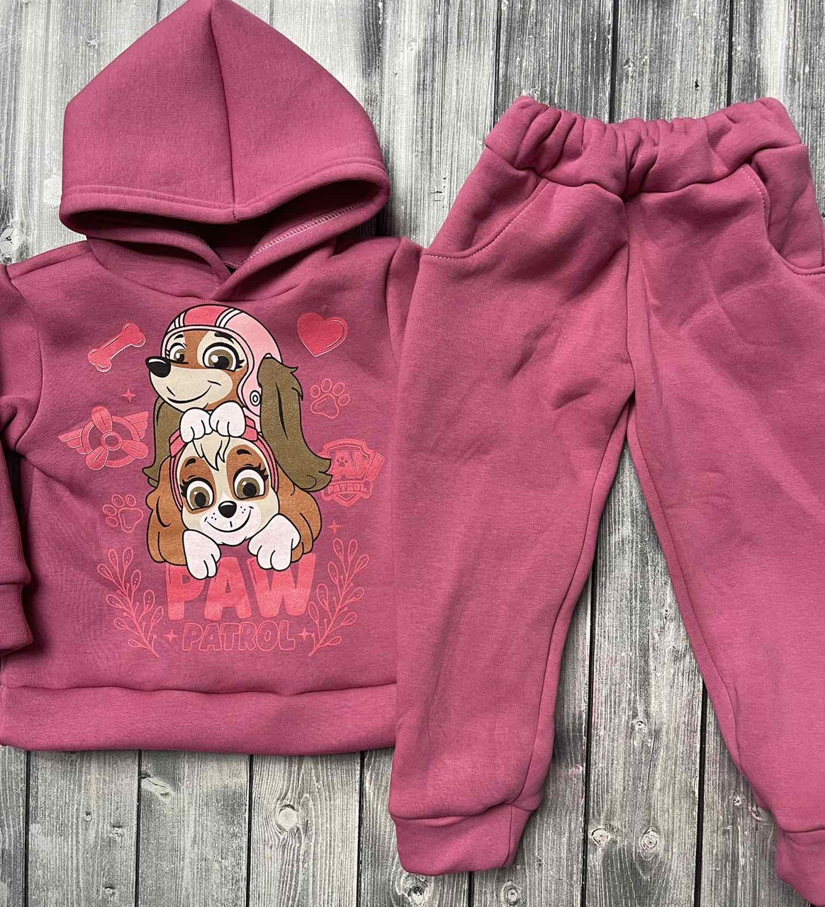 Дитячий теплий костюм на дівчинку «Скай», фото 1